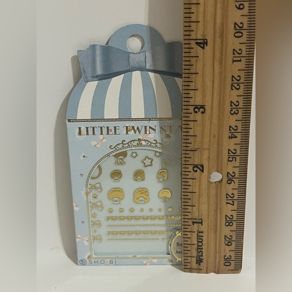 RARE 2014 Little Twin Stars Nail Stickers From Japan - Picture 4 of 5